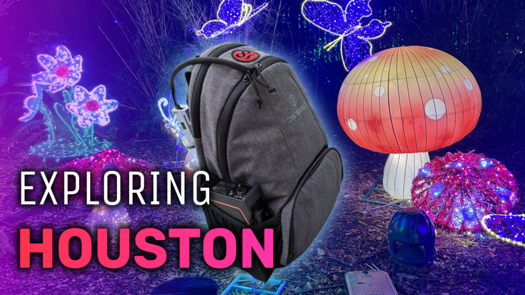 Exploring Houston With IRL Backpack V7